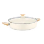 GreenPan Wood Be 6(10) pc Cookware Set (Cream White)