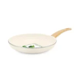 GreenPan Wood Be 6(10) pc Cookware Set (Cream White)