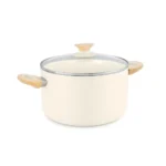 GreenPan Wood Be 6(10) pc Cookware Set (Cream White)